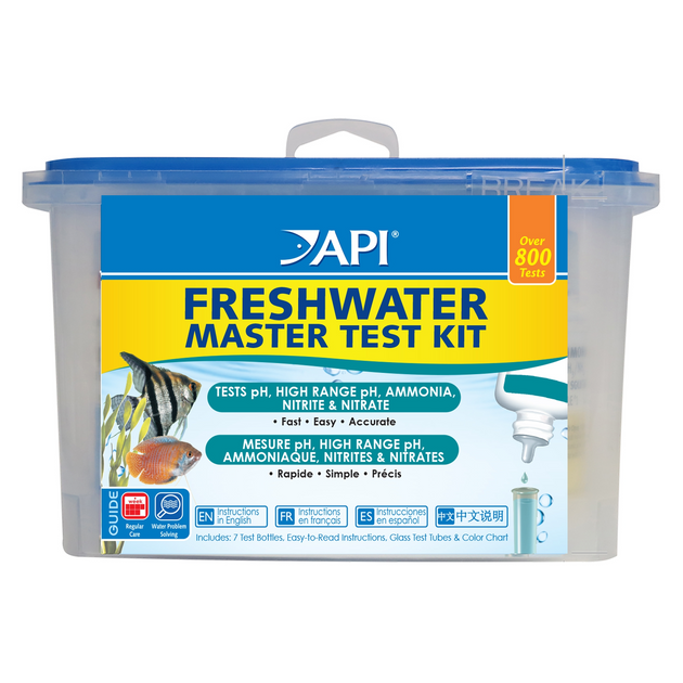 Variety of tests for aquarium health - API Freshwater Master Test Kit ...