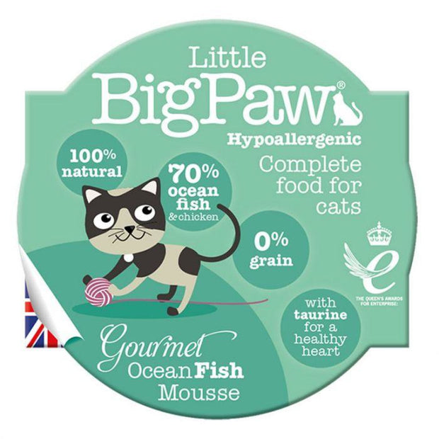 Little Big Paw Gourmet Ocean Fish Mousse 85g - Cat Food