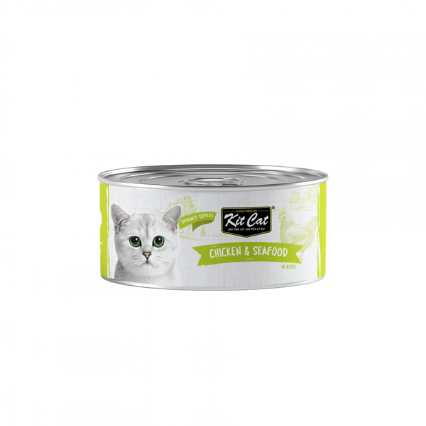 Kit Cat Deboned Chicken & Seafood Toppers (80g)