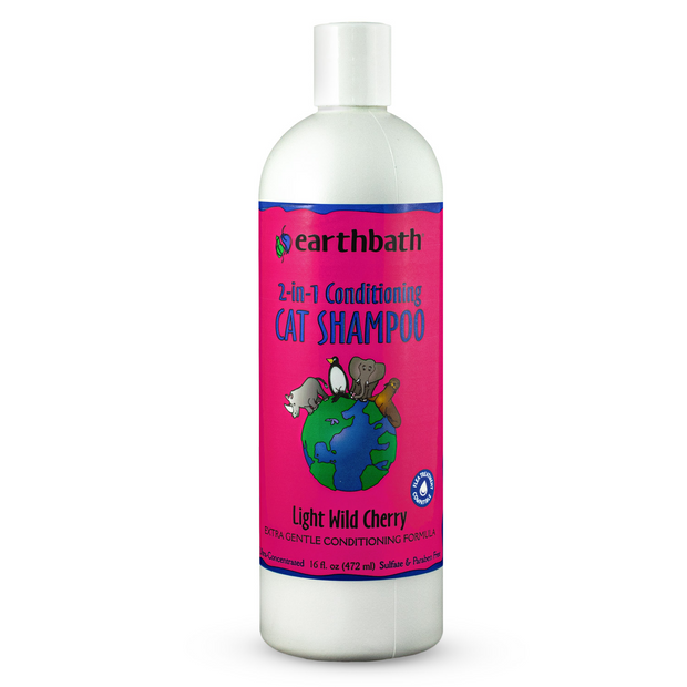 earthbath 2-in-1 Conditioning Cat Shampoo (473ml)