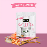 Kit Cat Grain-Free Cat Sticks - Salmon & Seafood