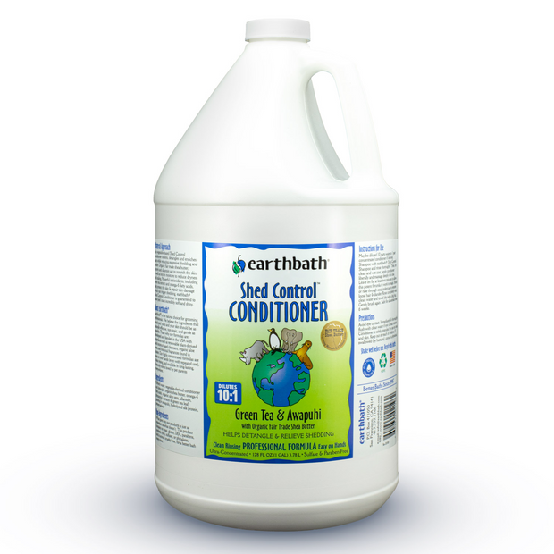 earthbath Shed-Control Green Tea & Awapuhi Conditioner (Gallon)