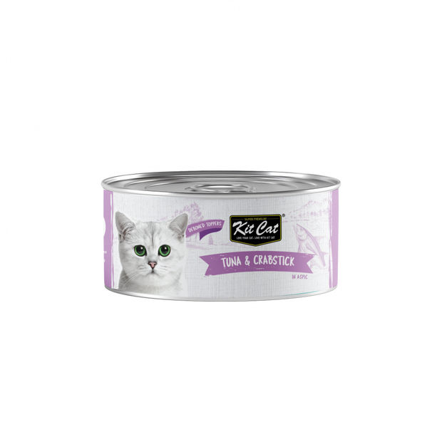 Kit Cat Deboned Tuna & Crabstick Toppers (80g)