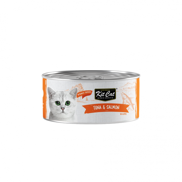 Kit Cat Deboned Tuna & Salmon Toppers (80g)