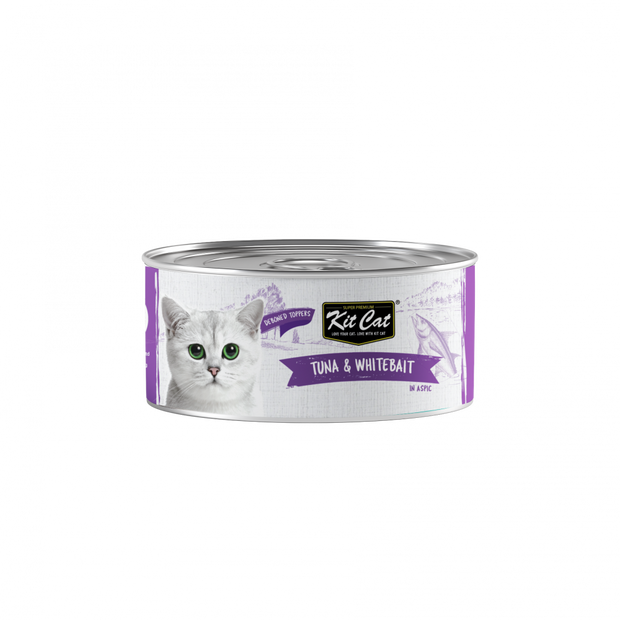 Kit Cat Deboned Tuna & Whitebait Toppers (80g)