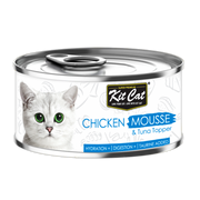 Kit Cat Premium Chicken Mousse with Tuna (80g)
