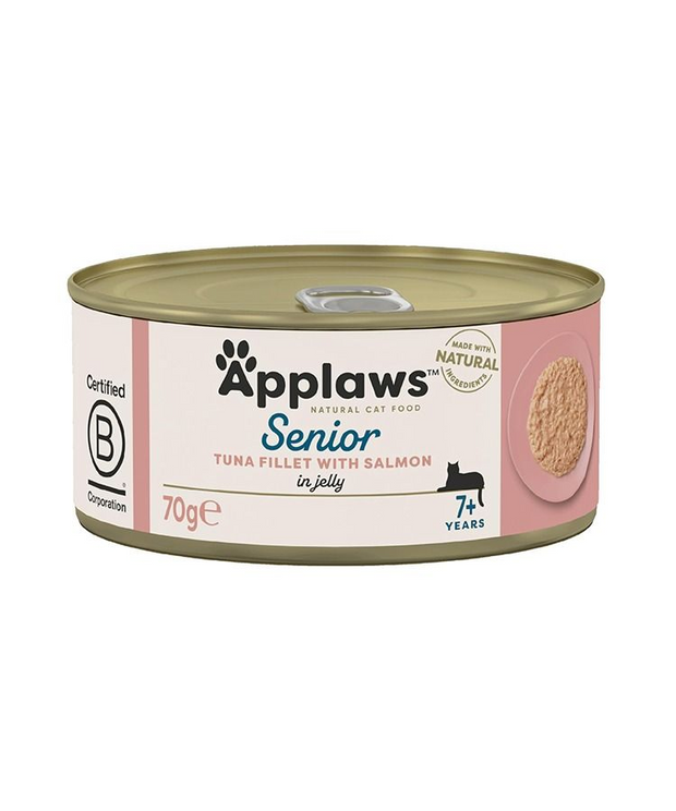 Applaws Senior Cat Wet Food - Tuna with Salmon (70g Tin)