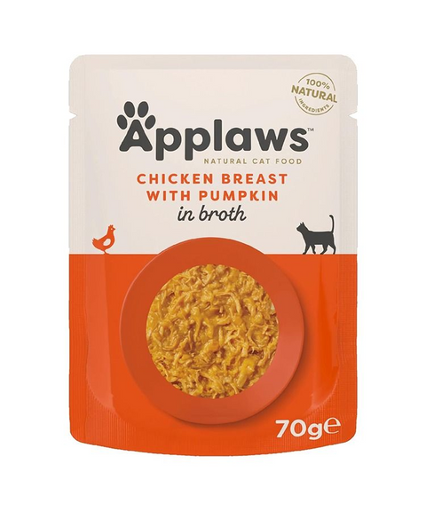 Applaws Broth Pouch - Chicken Breast with Pumpkin (70g)