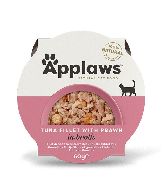 Applaws Cat Food Pot - Tuna Fillet with Prawn (60g)