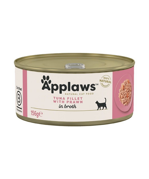 Applaws Cat Wet Food - Tuna Fillet with Prawn (156g)