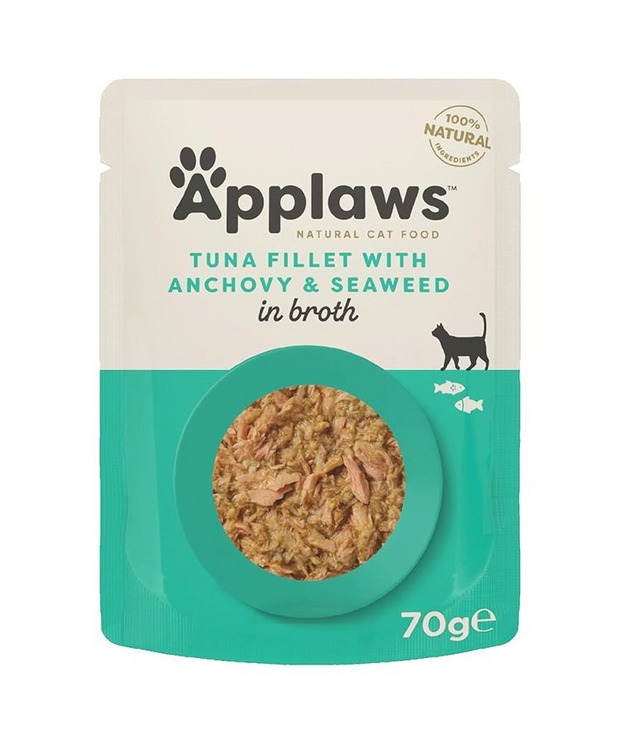 Applaws Broth Pouch - Tuna Fillet with Anchovy (70g)