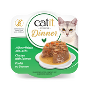 Catit Chicken Dinner, Salmon & Carrot (75gm, 6 pcs/box)