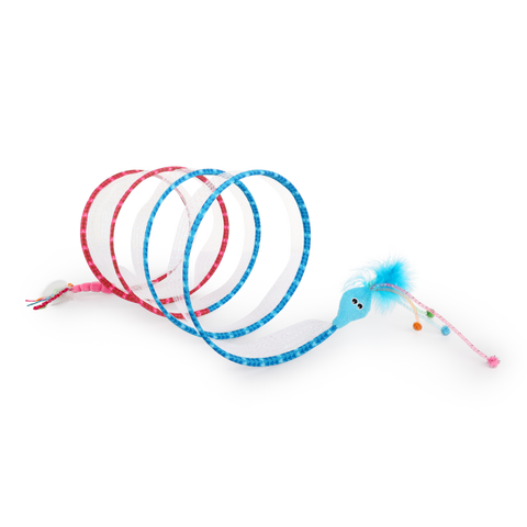 Modern Cat - Spiral Cat Tunnel Blue / Pink