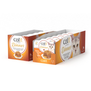 Catit Chicken Dinner, Beef & Pumpkin (75 g, 6 pcs/box)