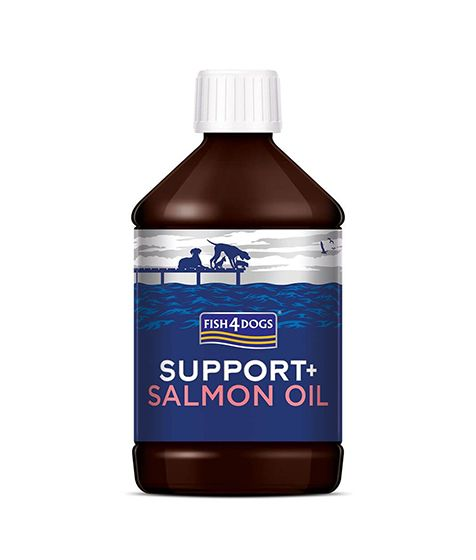 Fish4Dogs Support+ Salmon Oil Dog Supplement (500ml)