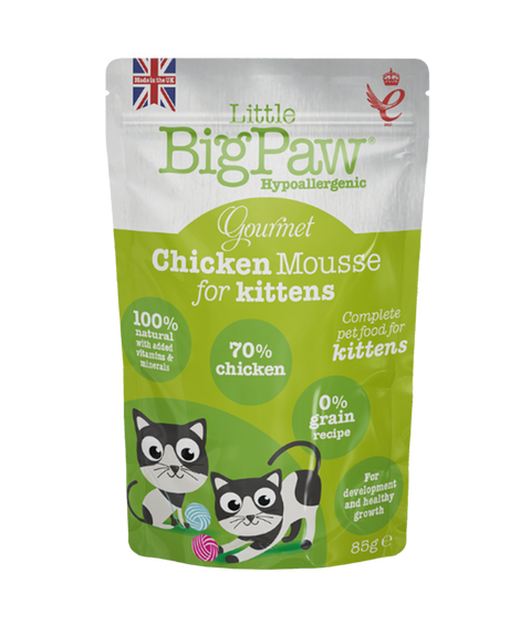 Little BigPaw Gourmet Chicken Mousse Wet Kitten Food (85g)