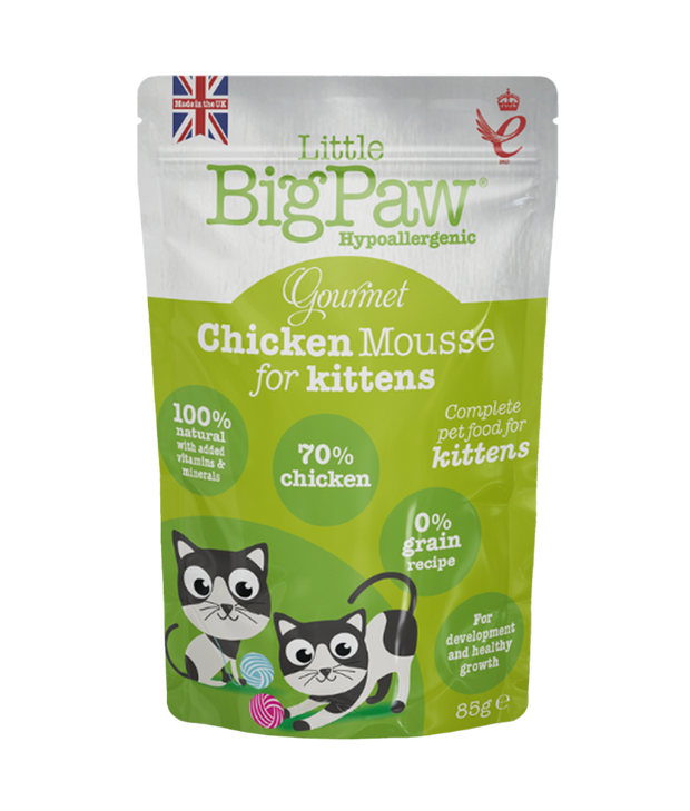 Little BigPaw Gourmet Chicken Mousse Wet Kitten Food (85g)
