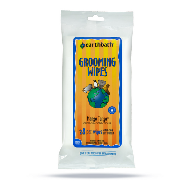 earthbath Alcohol-Free Mango Tango Grooming Wipes