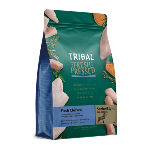 Tribal Fresh Pressed Complete Senior Light Dog Food Chicken