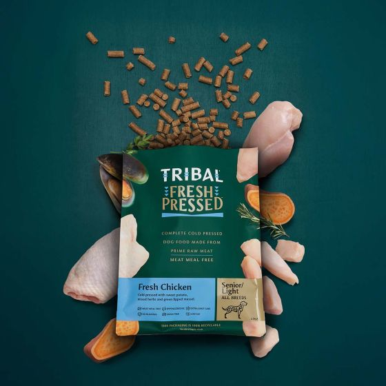 Tribal Fresh Pressed Complete Senior Light Dog Food Chicken