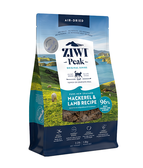 ZIWI Peak Air-Dried Mackerel & Lamb Recipe for Cats (400g)
