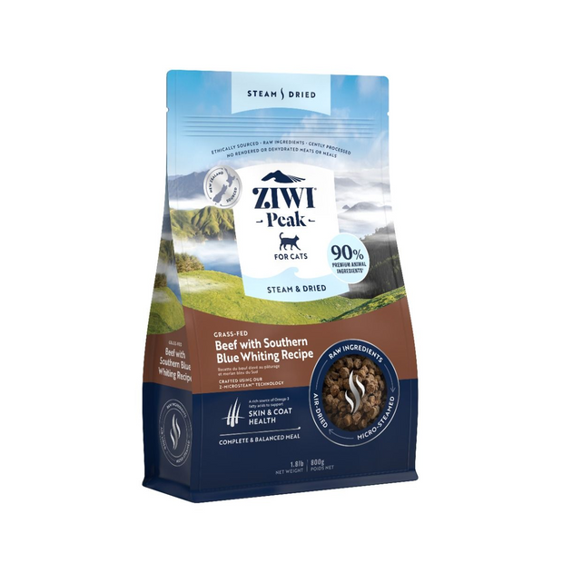 ZIWI Peak Steam & Dried Beef with Whiting Dry Cat Food