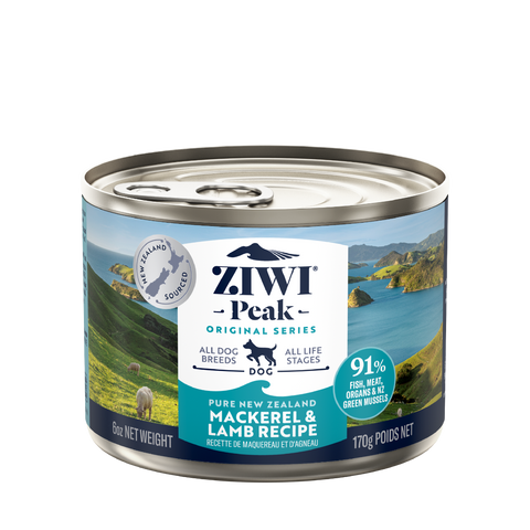 ZIWI Peak Mackerel & Lamb Recipe Wet Dog Food