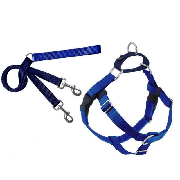 2Hounds Design Freedom No-pull Harness & Leash - Royal Blue 