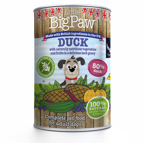 Little Big Paw Naturally Delicious Duck 390g