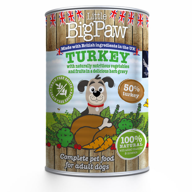 Little Big Paw Naturally Delicious Turkey 390g