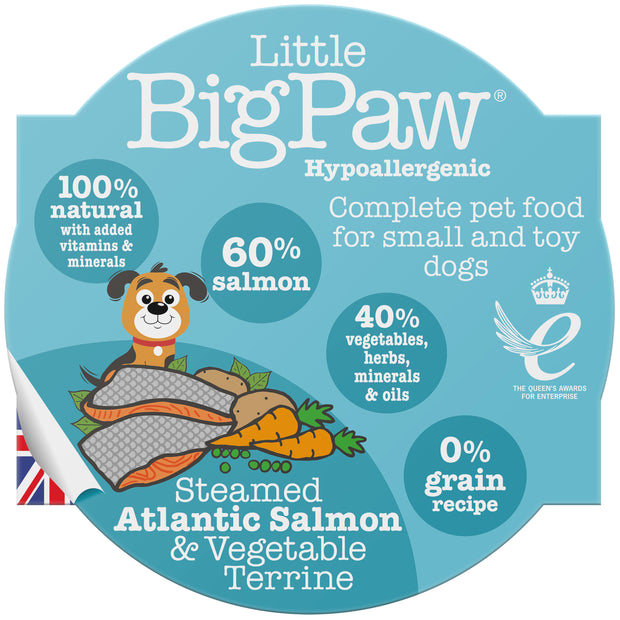 Little Big Paw Small Breed Salmon & Veg 150g