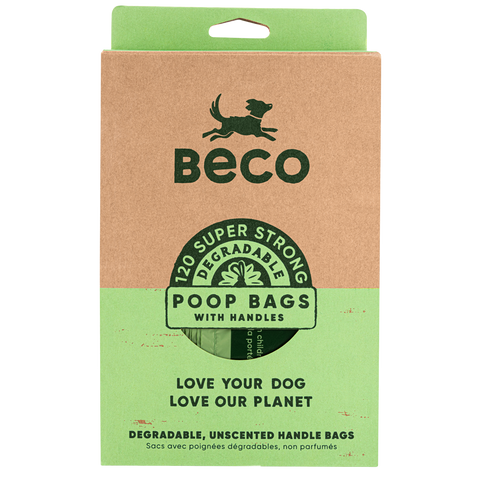 Enviro-friendly Poop Bags with Handle (120 bags)