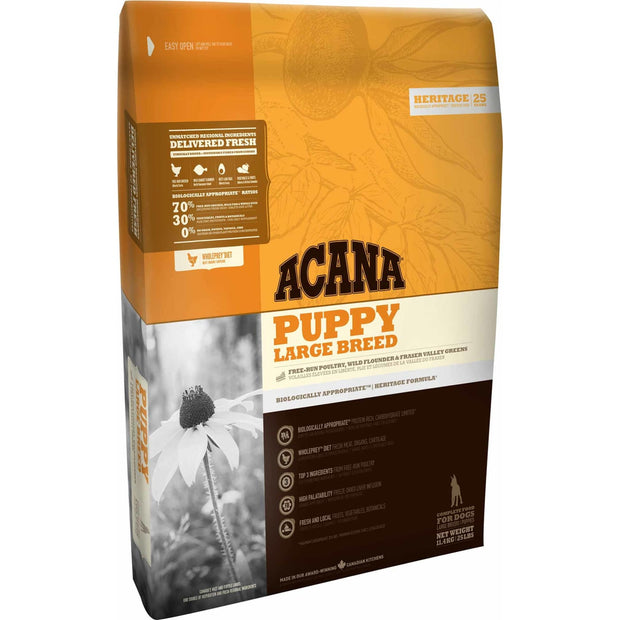 Acana Puppy & Junior Large Breed (11.4kg) - Dog Food