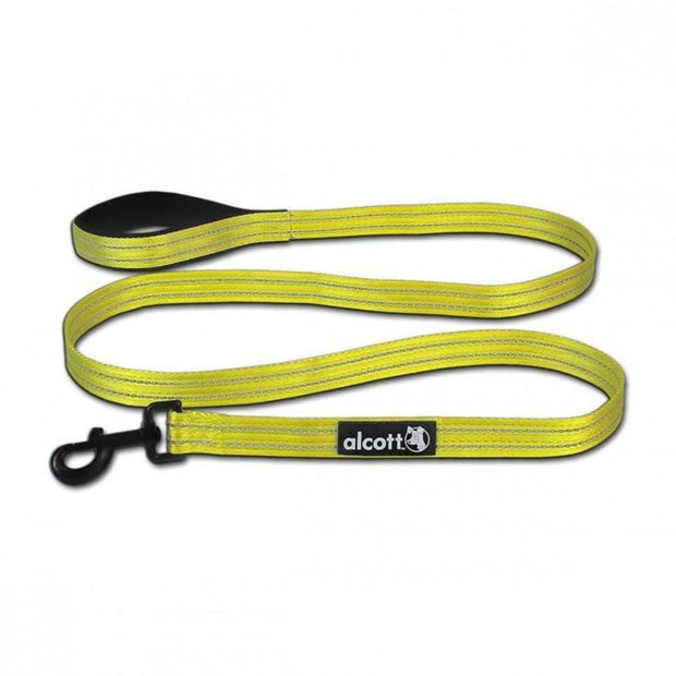 Alcott Adventure 6ft Leash - Neon Yellow - Collars & Fashion