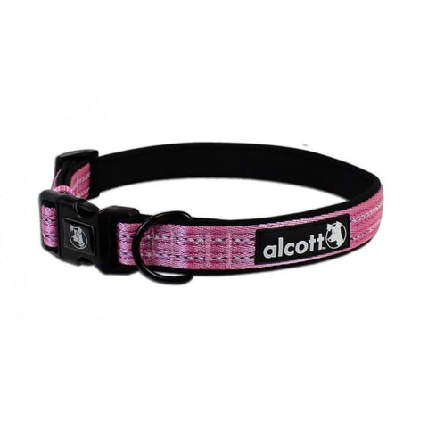 Alcott Adventure Dog Collar - Pink - Collars & Fashion