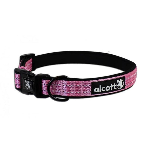 Alcott Adventure Dog Collar - Pink - Collars & Fashion