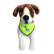 Alcott Visibility Dog Bandana - Yellow / Small - Collars & 