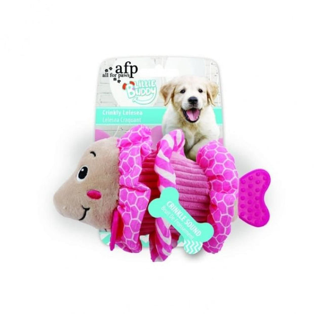 All For Paws Little Buddy Crinkly Lelesea - Dog Toys