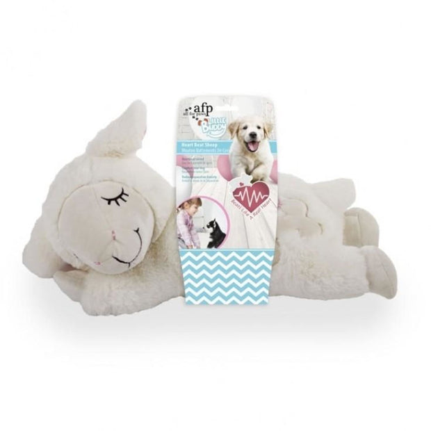 All For Paws Little Buddy Heart Beat Sheep - Dog Toys