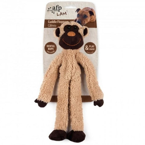 All For Paws Cuddle Ropey Flopper Monkey - Dog Toys