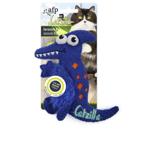All For Paws Jurassipals Blue - Cat Toys