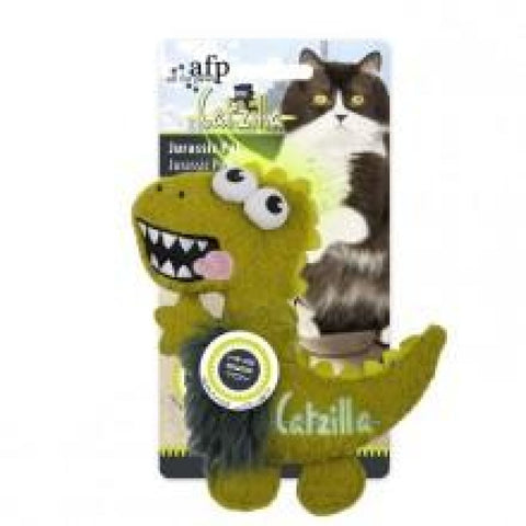 All For Paws Jurassipals Green - Cat Toys