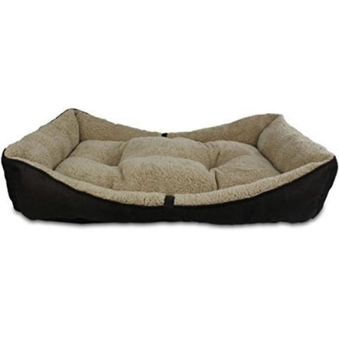 All For Paws Lambswool Bolster Bed - Beds Crates & Outdoors