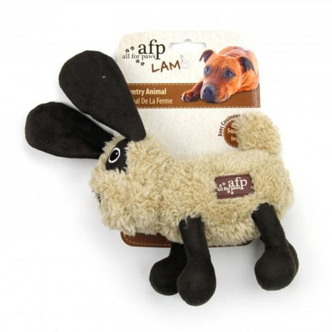 All For Paws Lambswool Cuddle Rabbit - Dog Toys