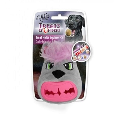 All For Paws Squirrel Head Treat Hider - Dog Toys
