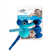 All For Paws Sweet Tooth Mouse - Blue - Cat Toys