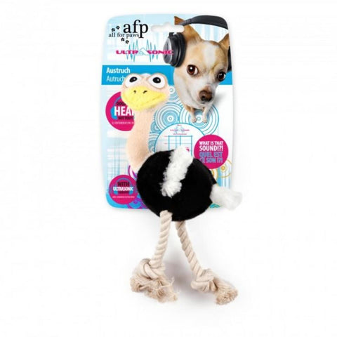 All For Paws Ultrasonic Ostrich - Dog Toys