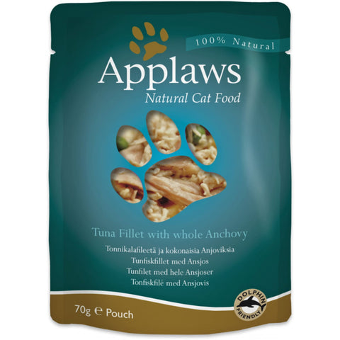 Applaws Broth Pouch Tuna with Anchovy 70g - Cat Food