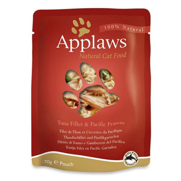 Applaws Broth Pouch Tuna with Pacific Prawn 70g - Cat Food