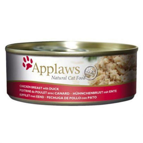 Applaws Cat Chicken with Duck (156g Tin) - Cat Food